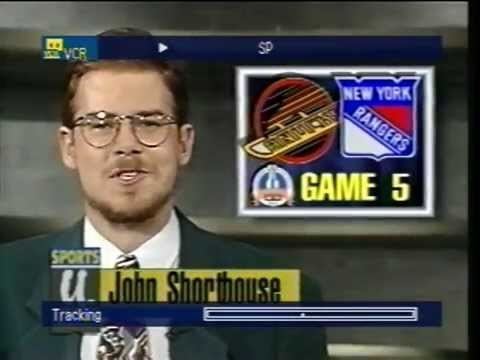 John Shorthouse 1994 UTV Stanley Cup Finals Game 5 coverage Canucks Rangers