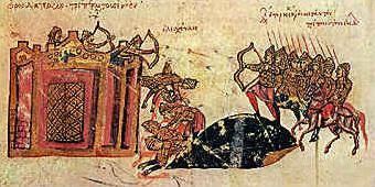John Skylitzes FileAssault of Tornikios against Constantinople from the Chronicle