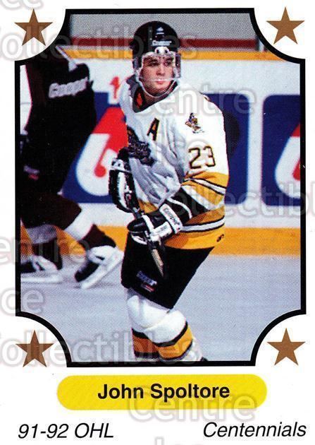John Spoltore (ice hockey) Center Ice Collectibles John Spoltore Hockey Cards