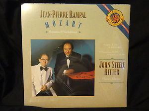 John Steele Ritter sealed JEANPIERRE RAMPAL JOHN STEELE RITTER Mozart Sonatas