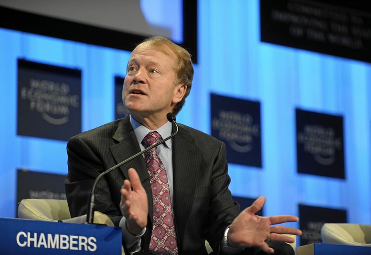 John T. Chambers FileJohn T Chambers World Economic Forum Annual Meeting Davos