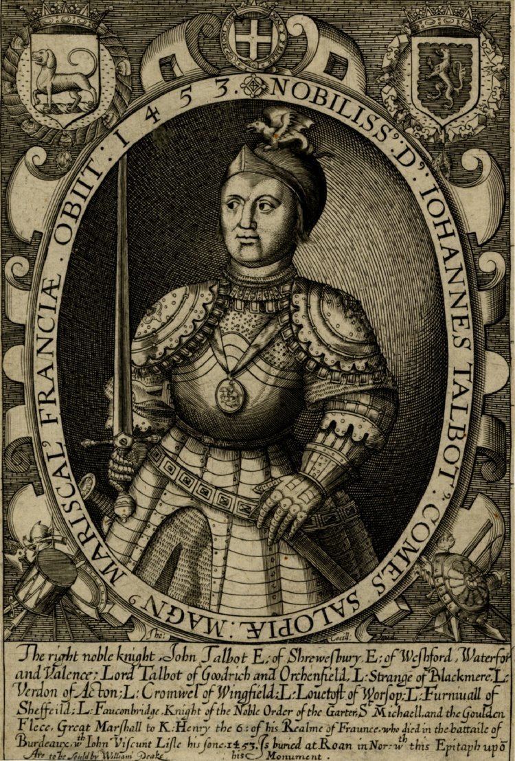 John Talbot, 1st Earl of Shrewsbury John Talbot 1st Earl of Shrewsbury Wikipedia
