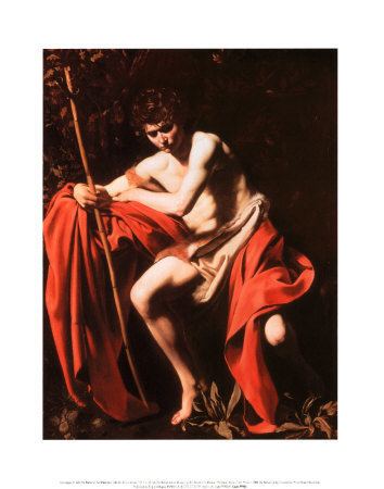 John the Baptist (Caravaggio) St John the Baptist by Caravaggio ArtinthePicturecom