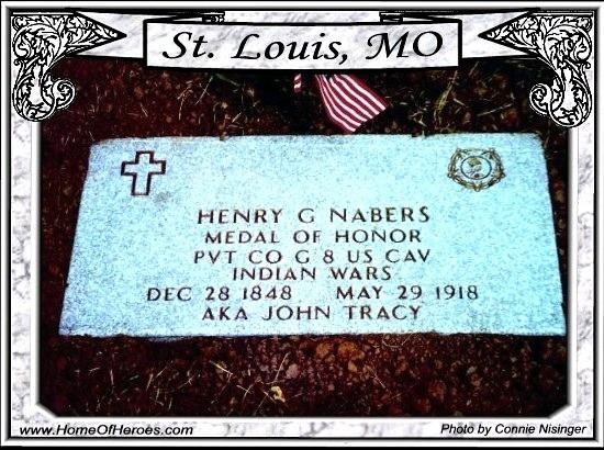 John Tracy (Medal of Honor) Photo of Grave site of MOH Recipient John Tracy aka Henry Nabers