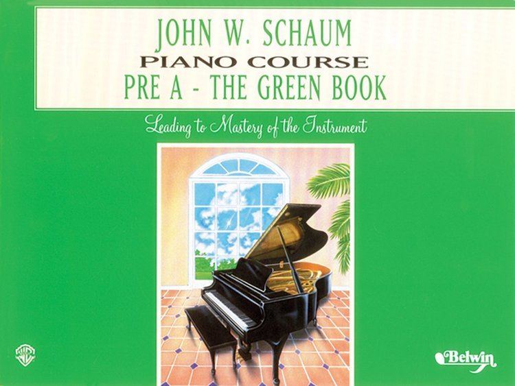 John W. Schaum Buy John W Schaum Piano Course Pre A The Green Book Book Online