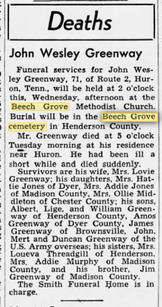 John Wesley Greenway John Wesley Greenway 1874 1945 Find A Grave Memorial