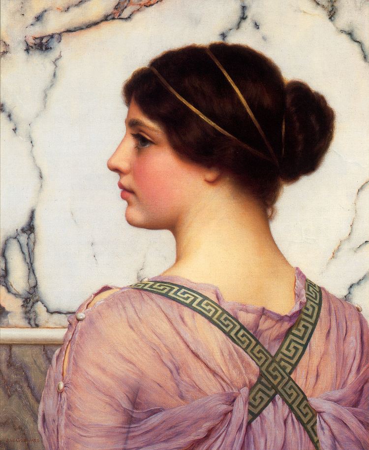 John William Godward wwwsightswithincomJohnWilliamGodwardAGrecia