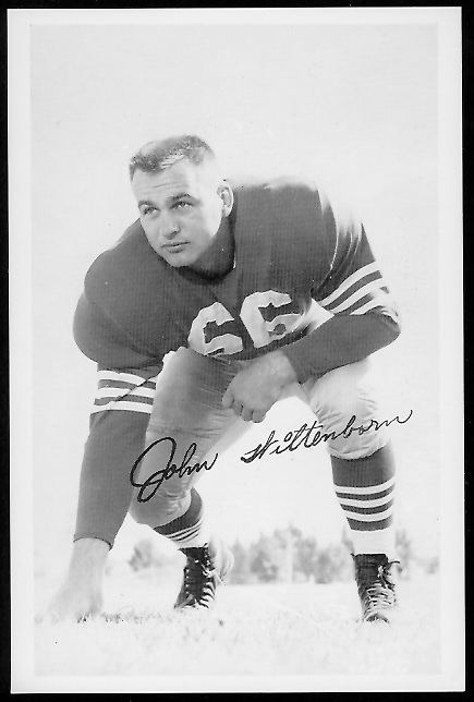 John Wittenborn John Wittenborn 1958 49ers Team Issue 42 Vintage Football Card