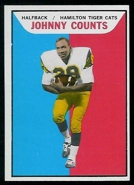 Johnny Counts Johnny Counts 1965 Topps CFL 49 Vintage Football Card Gallery