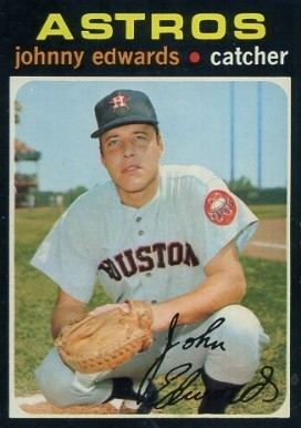 Johnny Edwards (baseball) 1971 Topps Johnny Edwards 44 Baseball Card Value Price Guide