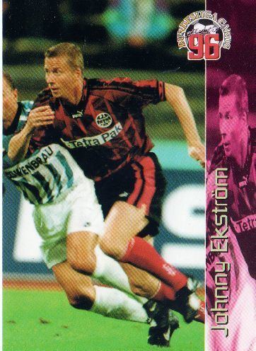 Johnny Ekström EINTRACHT FRANKFURT Johnny Ekstrom 206 1996 PANINI Bundesliga 96