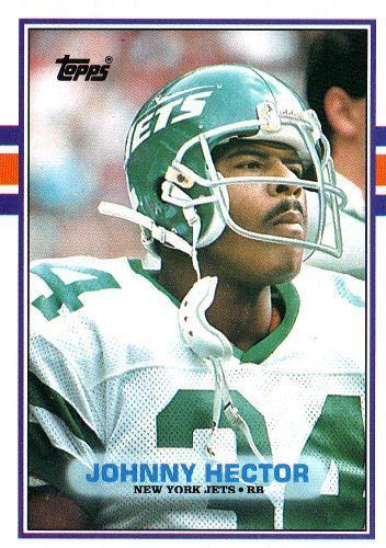 Johnny Hector NEW YORK JETS Johnny Hector 227 TOPPS 1989 NFL American Football
