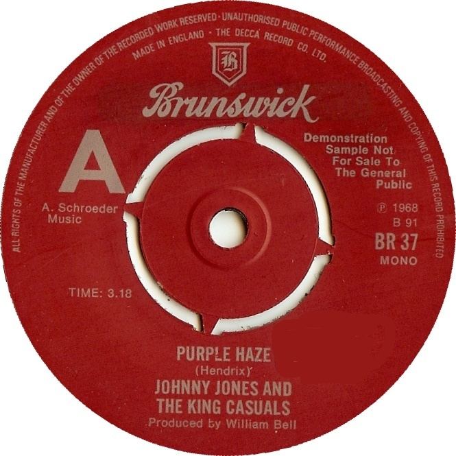 Johnny Jones and the King Casuals 45cat Johnny Jones And The King Casuals Purple Haze Baby Boy
