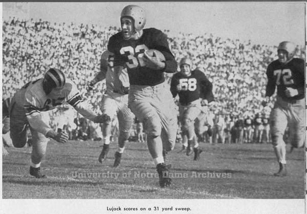 Johnny Lujack Notre Dame39s Second Heisman Trophy Johnny Lujack 1947