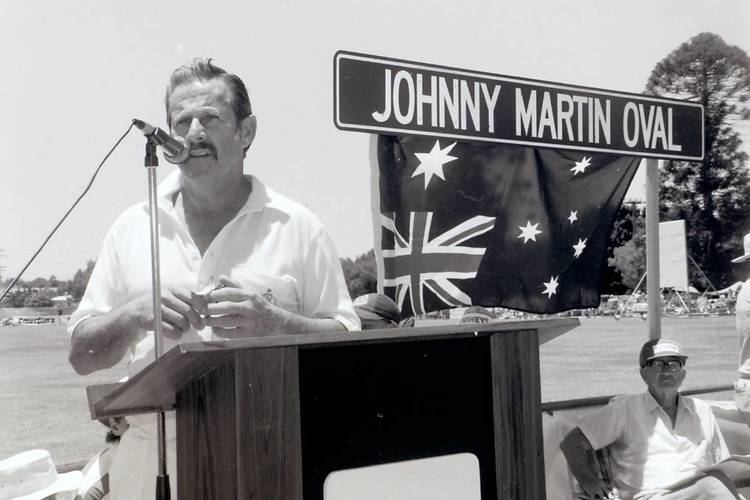 Johnny Martin (cricketer) Johnny Martin Oval named CRICKET royalty Manning River Times