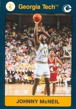 Johnny McNeil Amazoncom Johnny McNeil Basketball card Georgia Tech 1991