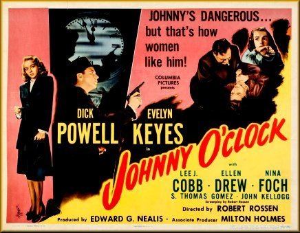 Johnny O'Clock Johnny OClock 1947 Robert Rossen Dick Powell Evelyn Keyes Lee