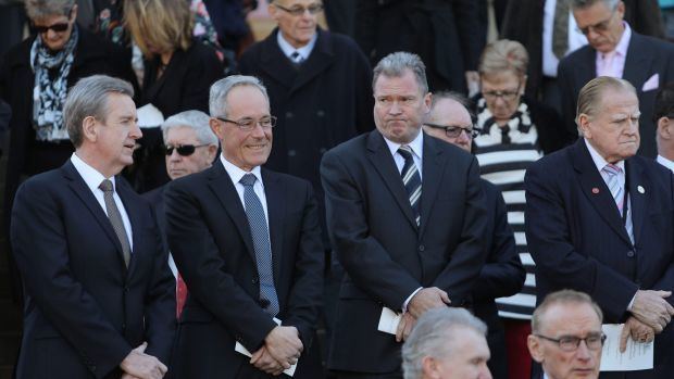 Johno Johnson Johno Johnson state funeral attracts governor two former PMs and
