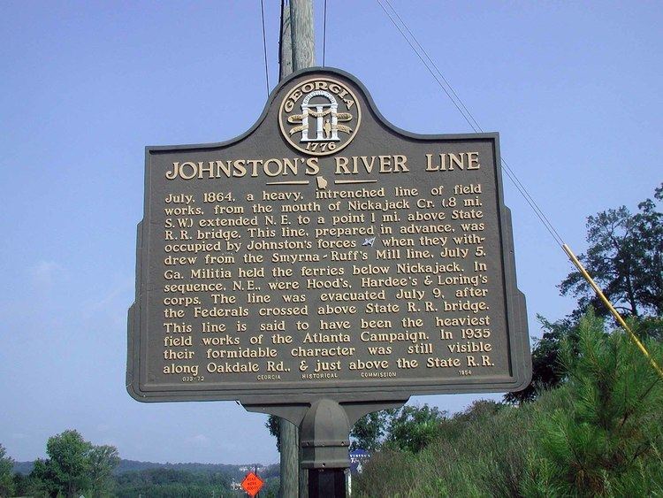 Johnston's River Line wwwlat34northcomHistoricMarkersImagesMarkerPi