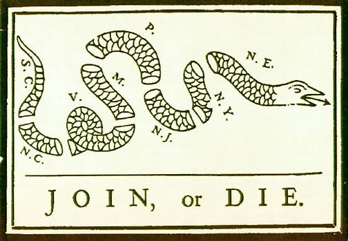 Join, or Die Join or Diequot