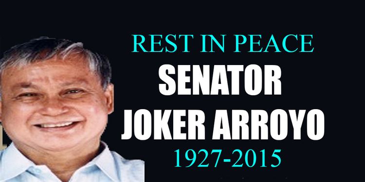 Joker Arroyo Former Senator Joker Arroyo passed away at the age of 88