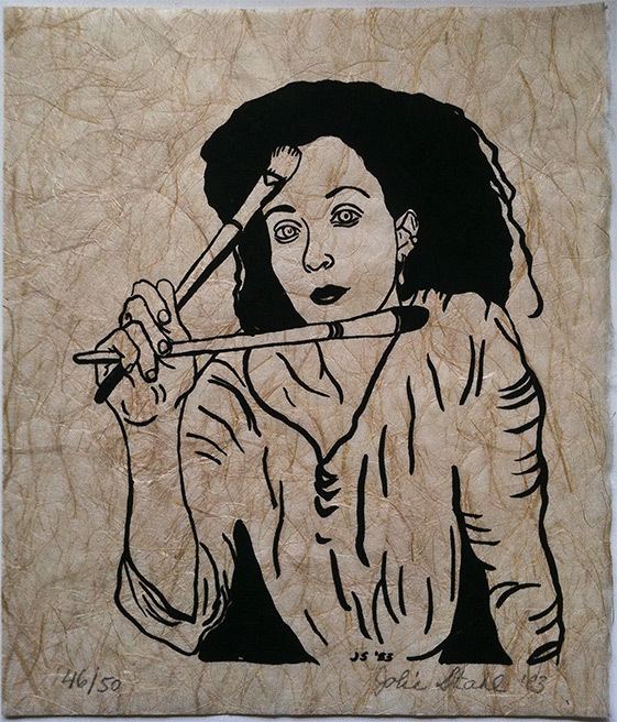 Jolie Stahl Jolie Stahl Portrait of Kiki Smith Signed Print 1983