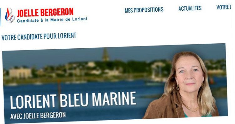 Joëlle Bergeron Jolle Bergeron candidate FN aux europennes se prononce pour le