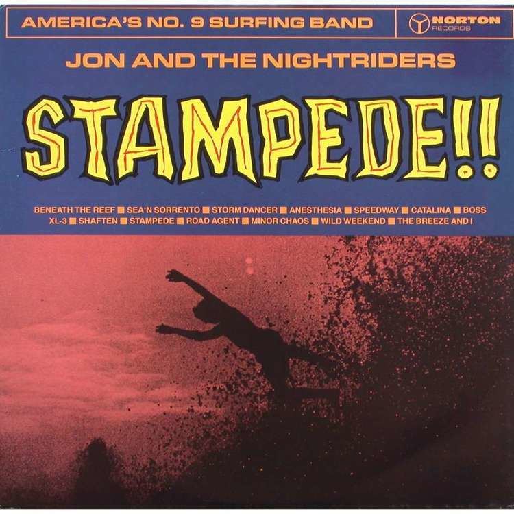 Jon and the Nightriders Stampede by Jon And The Nightriders LP with skeudagogo Ref
