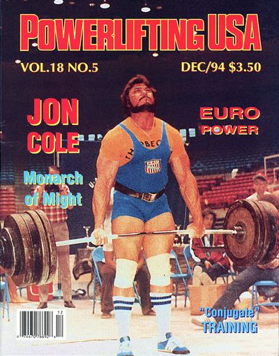 Jon Cole (weightlifter) Jon Cole gone at 71 Powerlifting Watch