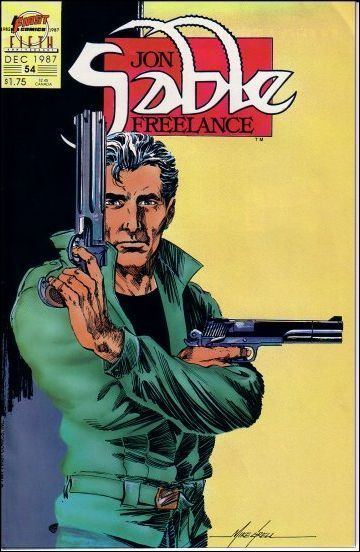 Jon Sable Jon Sable Freelance 54 A Dec 1987 Comic Book by First