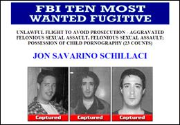 Jon Schillaci FBI Most Wanted Fugitive Found in Mexico