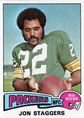 Jon Staggers GREEN BAY PACKERS Jon Staggers 93 TOPPS 1975 NFL American Football