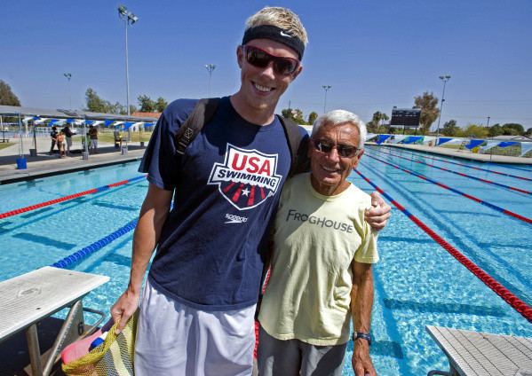 Jon Urbanchek At 75 hes the youngest guy at the pool Orange County Register