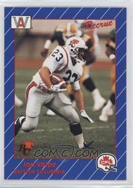 Jon Volpe 1991 All World CFL French Base 16 Jon Volpe COMC Card