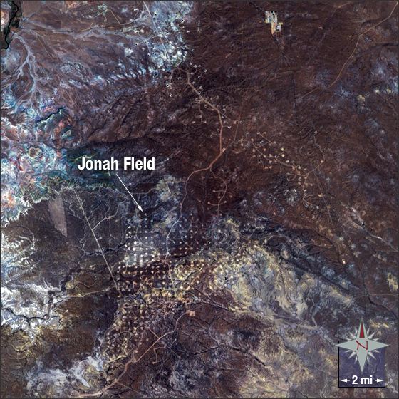 Jonah Field NASA Visible Earth Jonah Field Wyoming