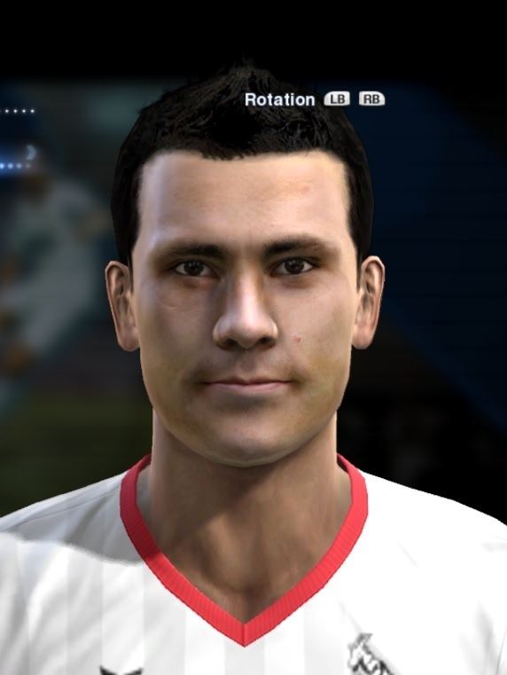 Jonas Hector Hector Jonas face for Pro Evolution Soccer PES 2013 made