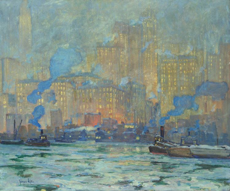 Jonas Lie (painter) Afterglow The Art Institute of Chicago