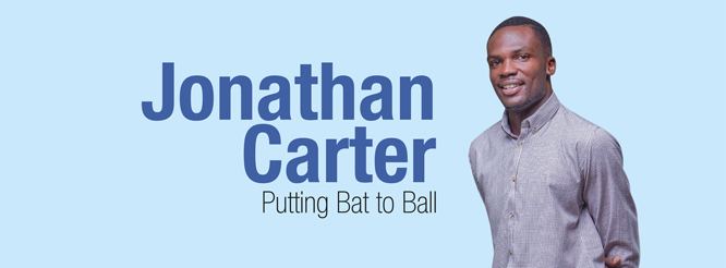 Jonathan Carter (cricketer) Jonathan Carter Putting Bat to Ball Dazzle Magazine