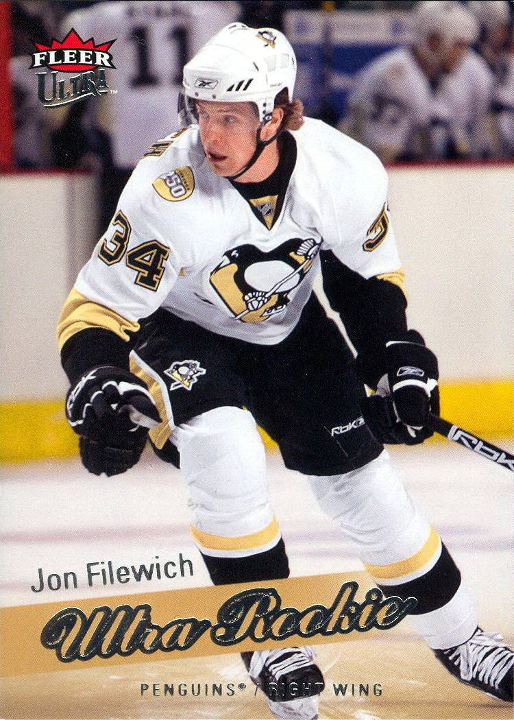 Jonathan Filewich Jon Filewich Players cards since 2005 2009 penguinshockey