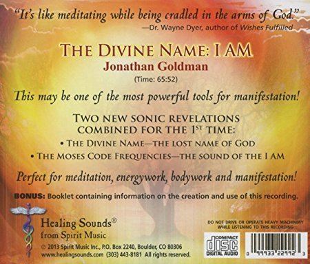 Jonathan Goldman Jonathan Goldman Divine Name I Am Amazoncom Music