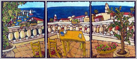 Jonathan Kis-Lev Jaffa Panorama triptych by Jonathan KisLev GINA