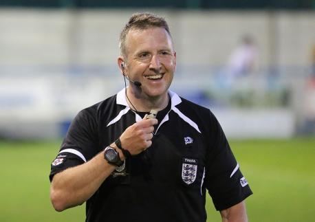 Jonathan Moss (referee) Peterborough United Ref Watch Kidderminster Harriers v Posh