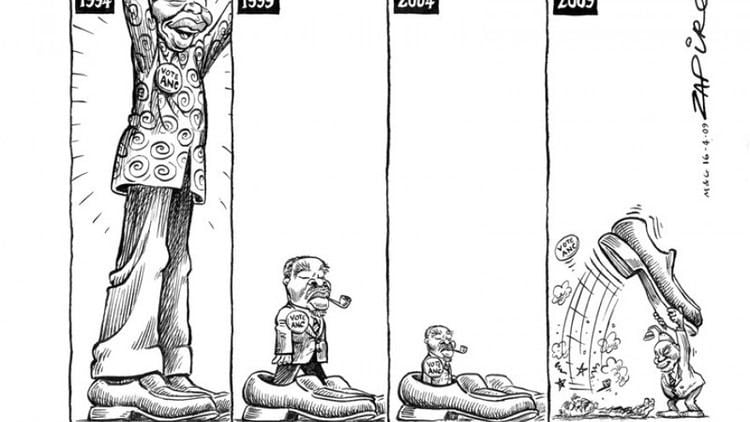Jonathan Shapiro 20 years of democracy according to Zapiro Design Indaba