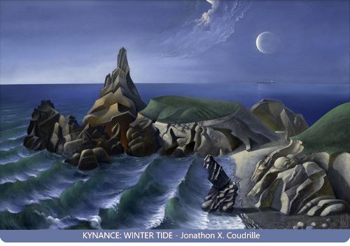 Jonathon Coudrille CardFortunecom SERENE WATERS Painting KYNANCE WINTER TIDE by