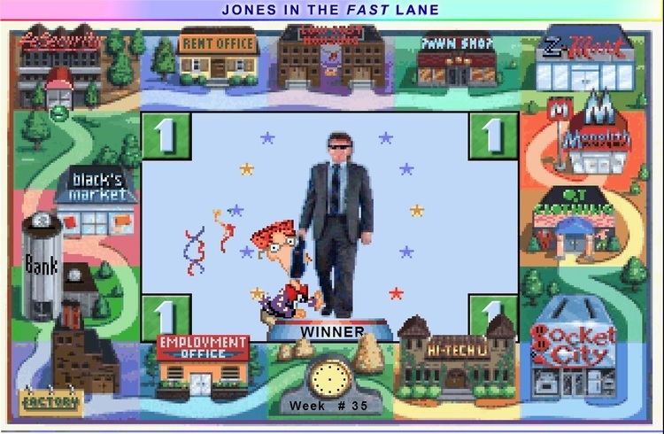 Jones in the Fast Lane Play classic Sierra PC title Jones In The Fast Lane on your