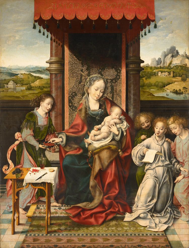 Joos van Cleve FileJoos van Cleve Virgin and Child with Angels