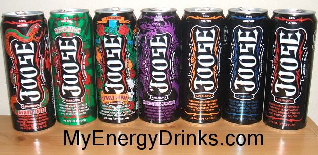 Joose joose flavored malt liquor energy drink