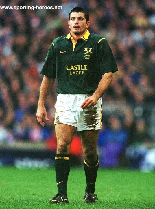 Joost van der Westhuizen Joost VAN DER WESTHUIZEN International rugby union caps
