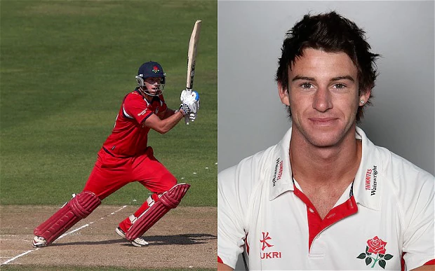 Jordan Clark (cricketer) Lancashire batsman Jordan Clark hits six sixes in an over