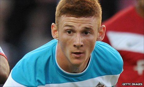 Jordan Cook BBC Sport Carlisle sign Sunderland striker Jordan Cook